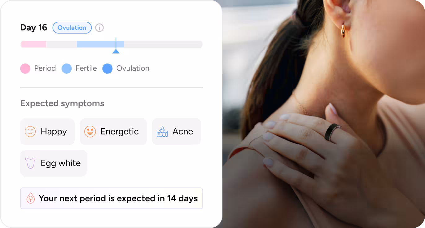 a day with ring card background